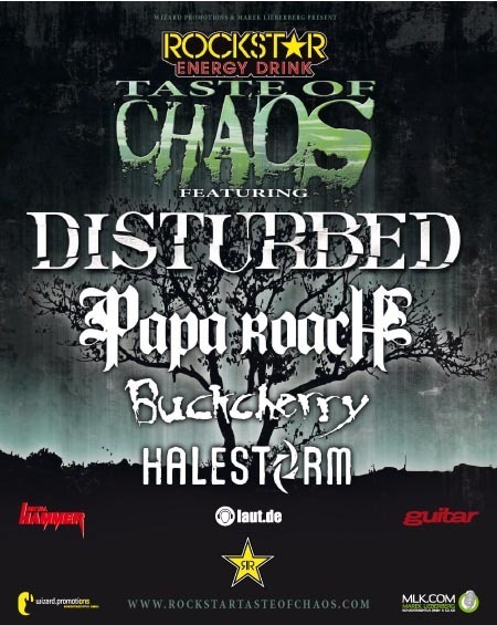 Taste Of Chaos: feat. Disturbed, Papa Roach, Buckcherry, Halestorm