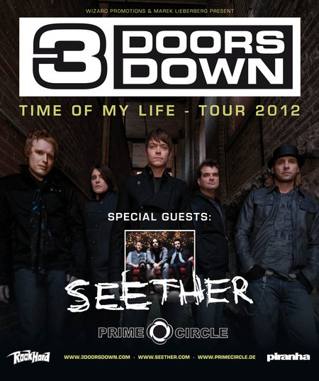 3 Doors Down Time Of My Life Tour 2012 MLK