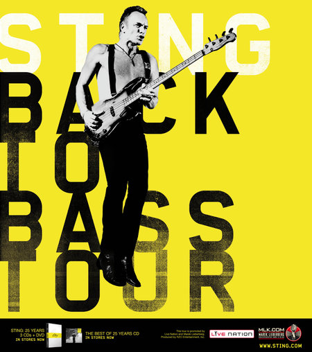 Sting: Back To Bass Tour - 2012