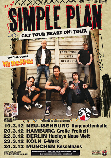 Simple Plan: Get Your Heart On! Tour 2012