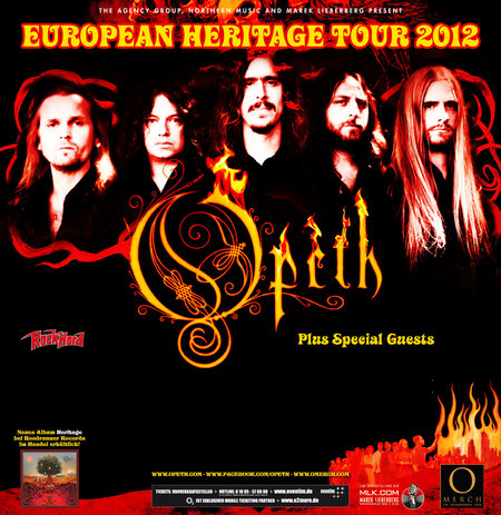 Opeth: European Heritage Tour 2012
