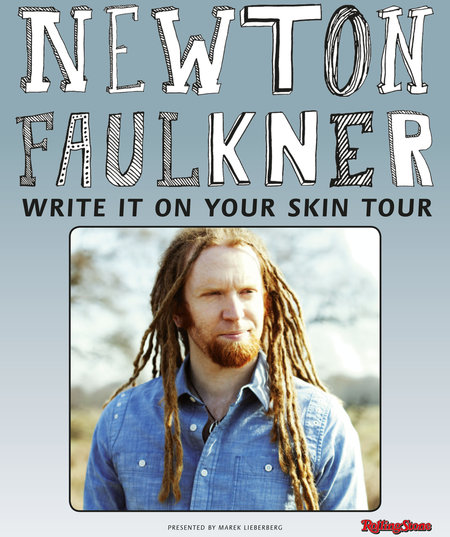Newton Faulkner: Write It On Your Skin Tour 2013